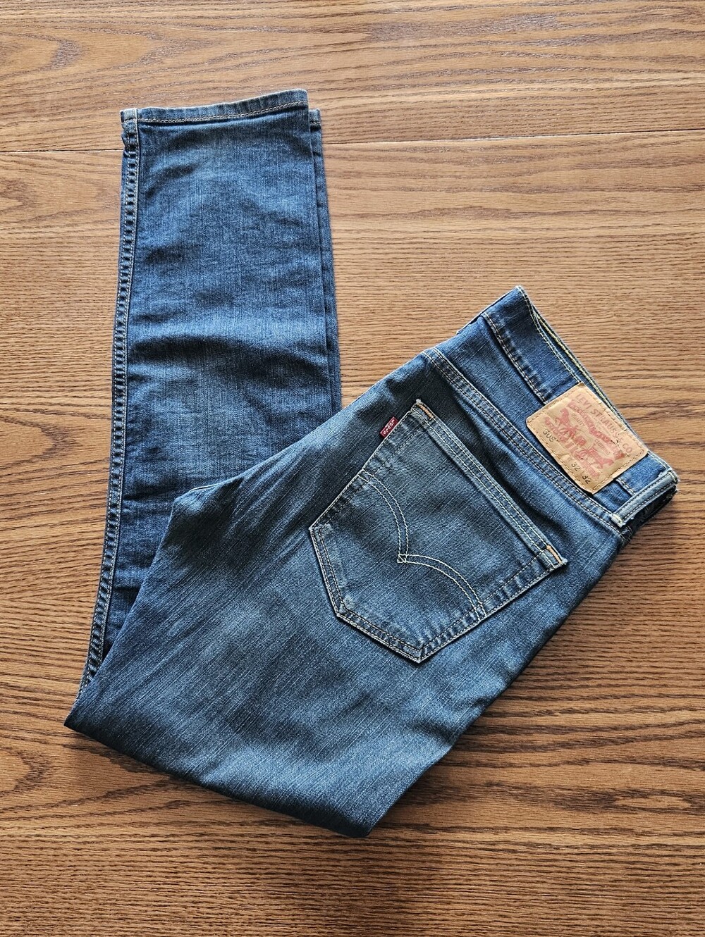 Levi's 508 Regular Taper Jeans 32x32 Blue Stretch Discontinued Hard To Find